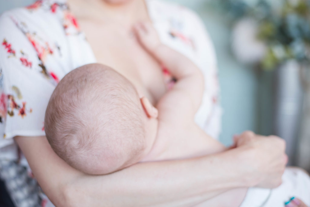 Breastfeeding portrait Wisconsin photographer
