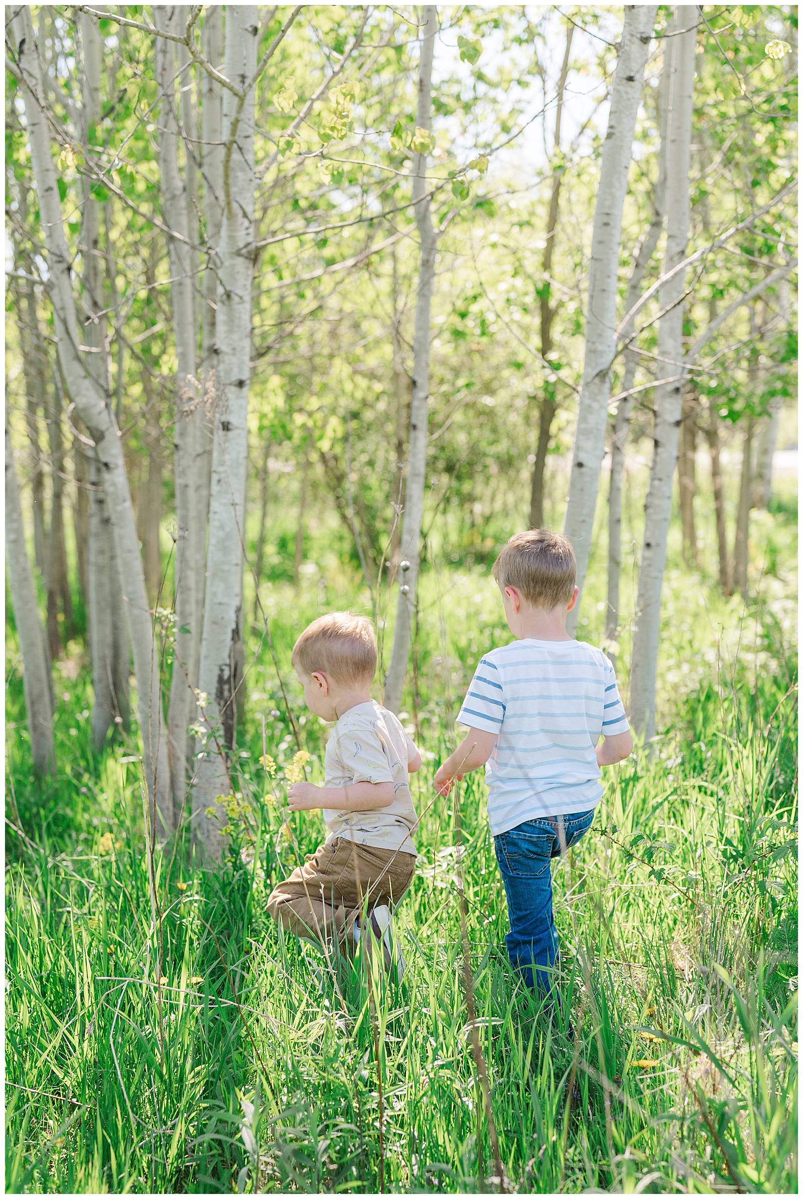 Milestone Mini Photography Session with two little boys